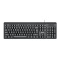 Amaze Probus Super Smooth Ergonomic Wired Keyboard Black - A732 in Pakistan - image 1
