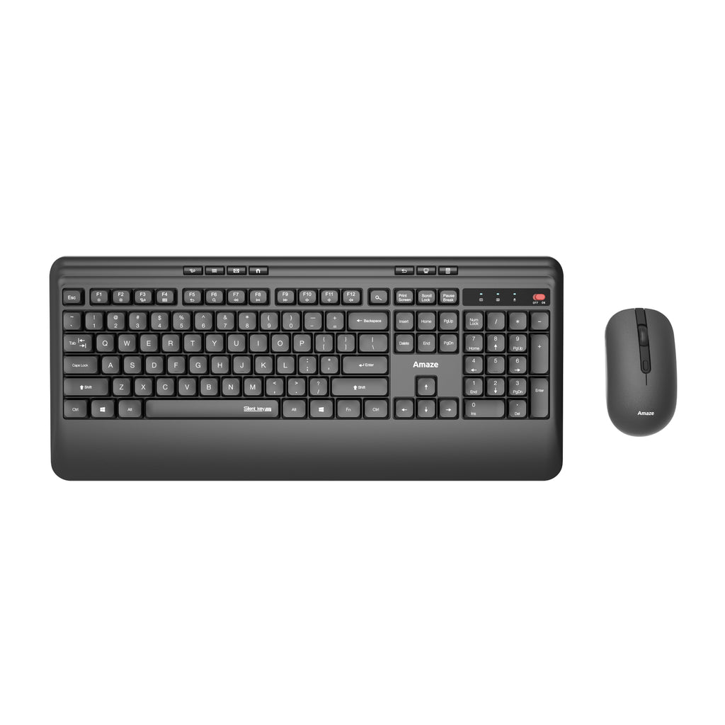 Amaze Probus Palm Comfort Silent Wireless Keyboard & Mouse Combo - A744 in Pakistan - image 1