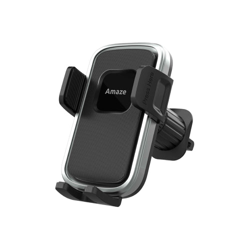 Amaze Gripzo Air Vent Car Mobile Holder A588 - Black in Pakistan - image 1