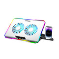 Amaze A505 Laptop RGB Cooling Stand With Two Big Fans in Pakistan - image 1
