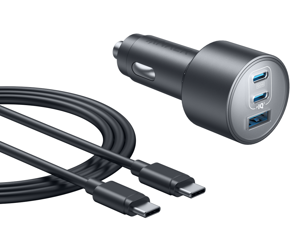 Anker Nano Car Charger 167.5W 3 Ports - A2737