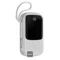 Baseus Qpow 10000mAh Power Bank Pakistan – Built-in Cable Fast Charging