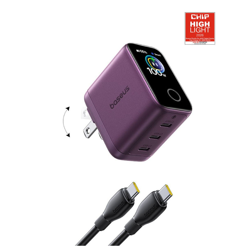 Baseus PicoGo Pro AH22 Digital Display Fast Charger 3C 100W official product image 2