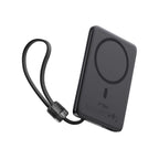 Baseus PicoGo AM41 power bank showing slim profile and magnetic charging surface