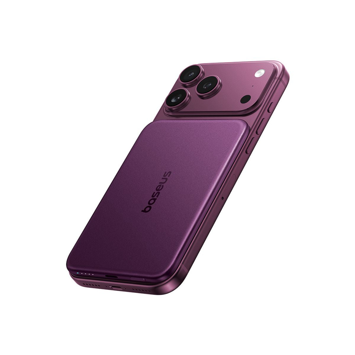 Baseus Picogo Air AM71 3C Magnetic Power Bank 5000mAh 22.5W Dark Cherry Edition official product image 2