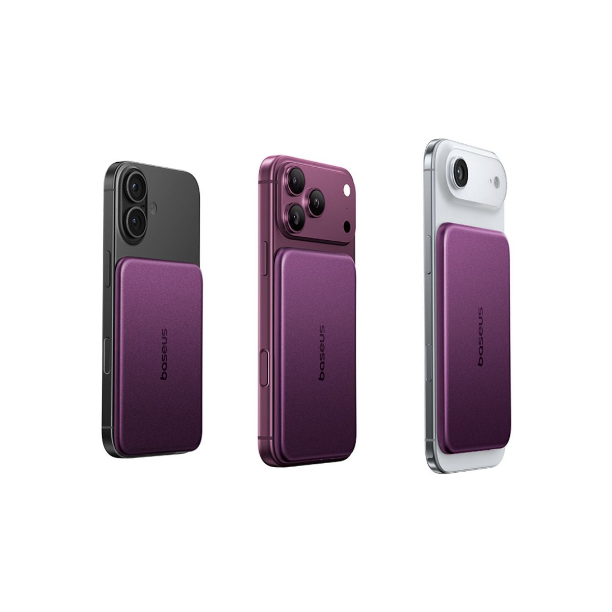 Baseus Picogo Air AM71 3C Magnetic Power Bank 5000mAh 22.5W Dark Cherry Edition official product image 3