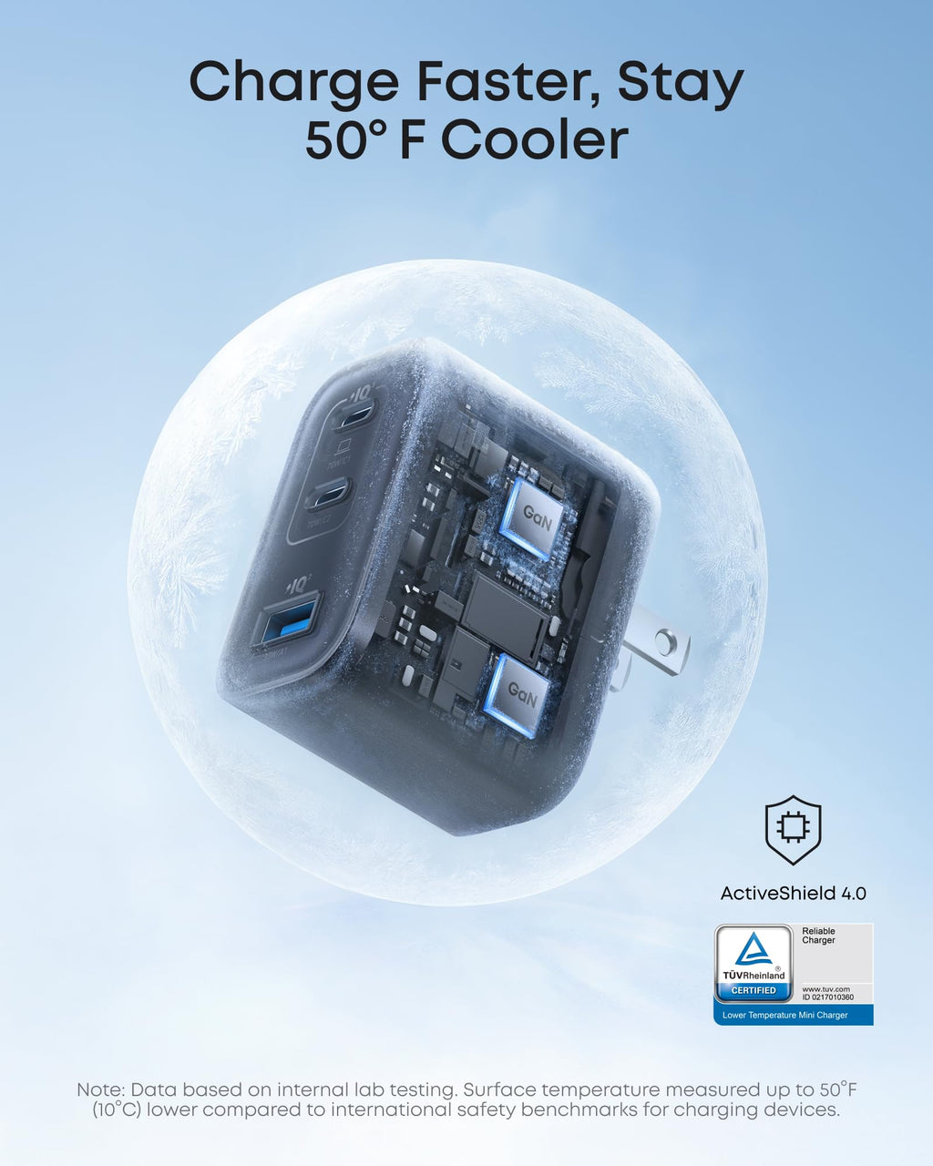 Anker Nano Charger (70W 3 Ports) - A121A6 - view 4