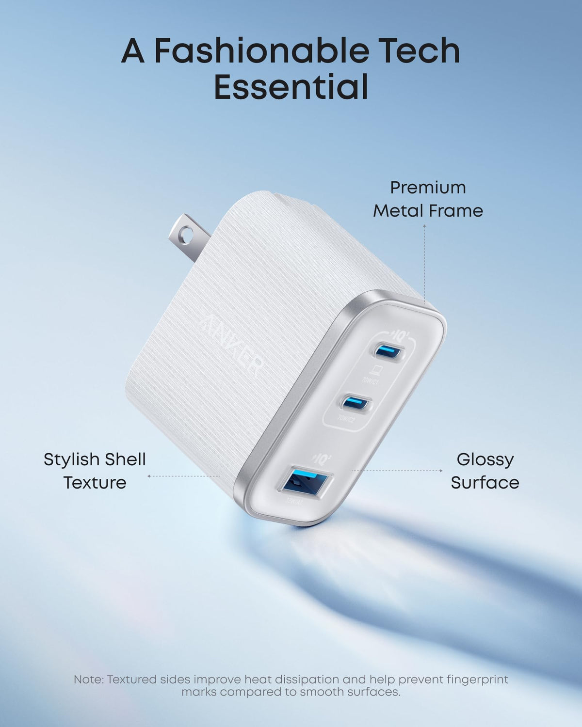 Anker Nano Charger (70W 3 Ports) - A121A6 - view 5