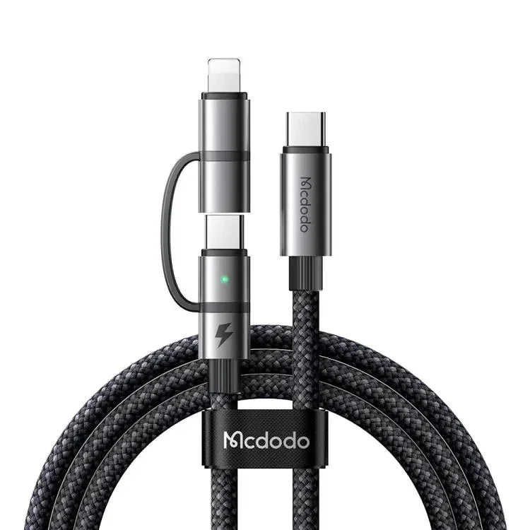 Mcdodo 2-in-1 100W USB-C to USB-C + Lightning Fast Charging Data Cable 1.2m - CA-0450 - image 1