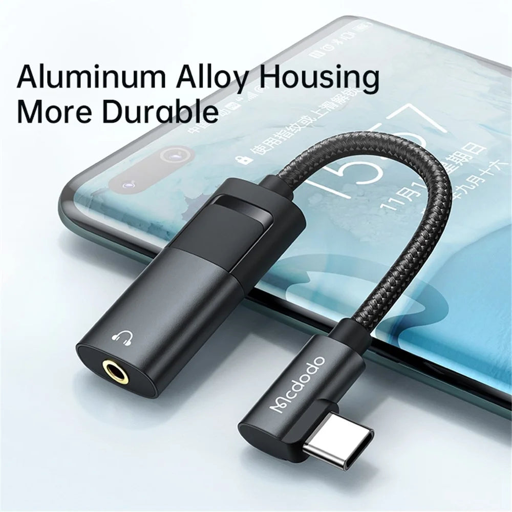 Mcdodo 60W PD USB Type-C to 3.5mm Aux and USB Type-C Port Adapter - CA-1880 - image 4