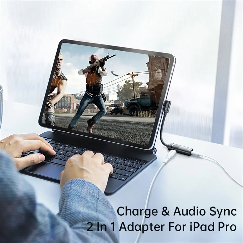 Mcdodo 60W PD USB Type-C to 3.5mm Aux and USB Type-C Port Adapter - CA-1880 - image 5