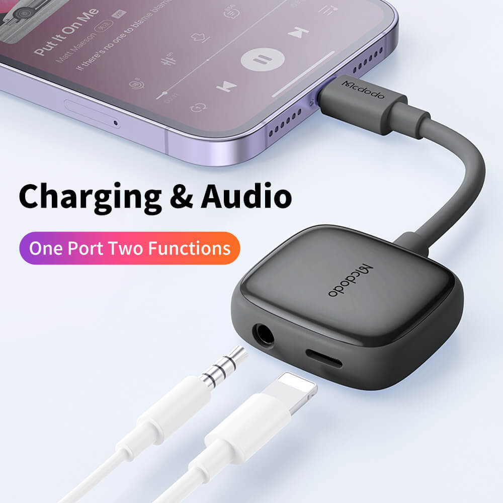 Mcdodo 2-in-1 Lightning Audio Adapter - CA-2741 - image 4