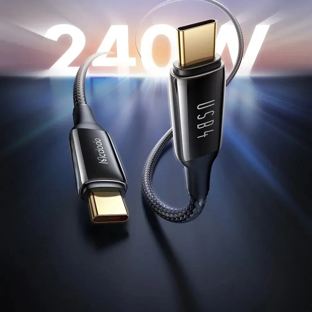 Mcdodo USB4.0 240W Type-C to Type-C 1.2M - CA-2990 - image 3