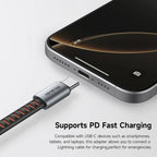 Mcdodo Lightning to USB-C Adapter Cable 24W Fast Charging Data Transfer - CA-4870 - image 3