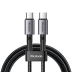 Mcdodo Prism Series 65W USB-C to USB-C Data Cable 1M Black - CA313 - image 1