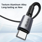 Mcdodo Prism Series 65W USB-C to USB-C Data Cable 1M Black - CA313 - image 4
