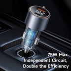 Mcdodo Car Charger 75W Dual Port USB-A + USB-C Fast Charging - CC-3690 - image 3