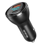 Mcdodo 95W USB-A + USB-C Dual-Port Car Charger with Digital Display - CC-5670 - image 1