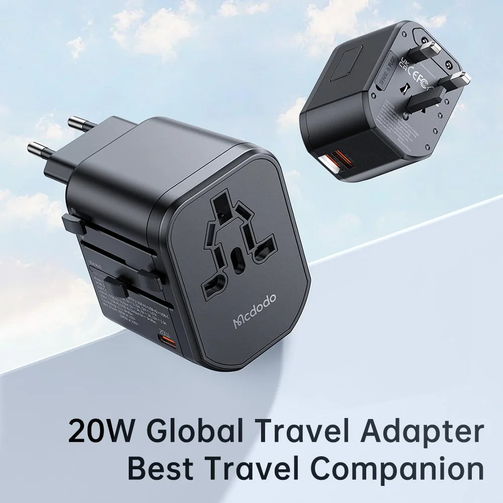 Mcdodo 20W PD Fast Charging Universal Travel Adapter - CP-3471 - image 2