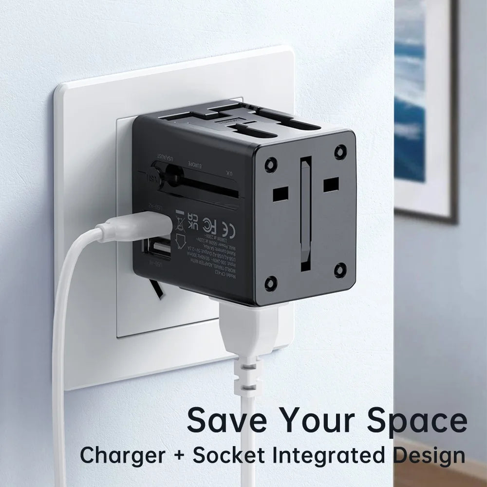 Mcdodo 2.1A Fast Charging Universal Travel Adapter - CP-4120 - image 4