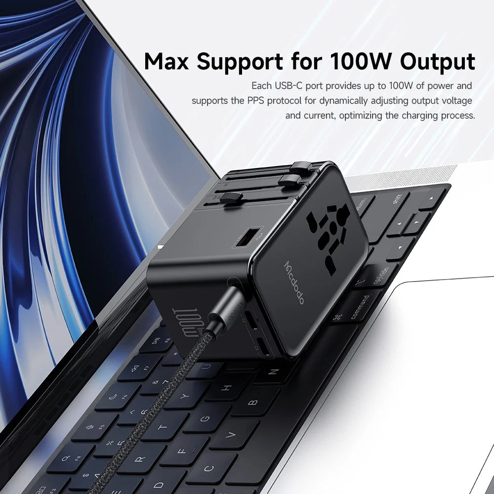 Mcdodo 100W GaN Universal Travel Adapter - CP-614 - image 4