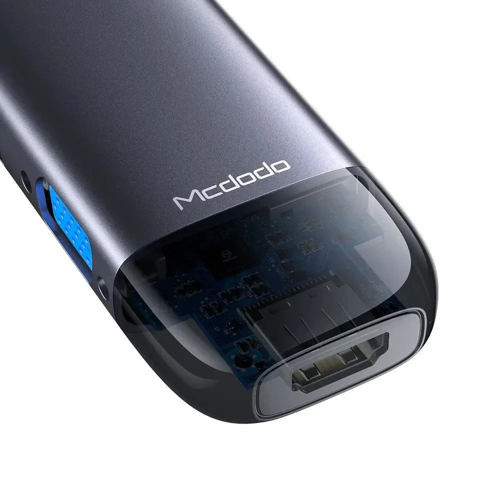 Mcdodo 10-in-1 USB-C Hub (Gigabit LAN HDMI4K VGA 4xUSB3.0 SD/TF 100W PD Thunderbolt 3) - HU-7420 - image 2