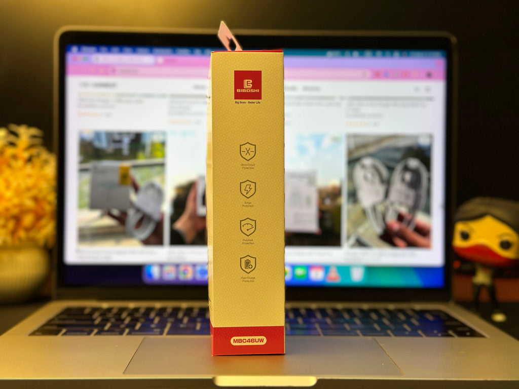 BIBOSHI 65W SUPER VOOC CHARGING DUAL PORT