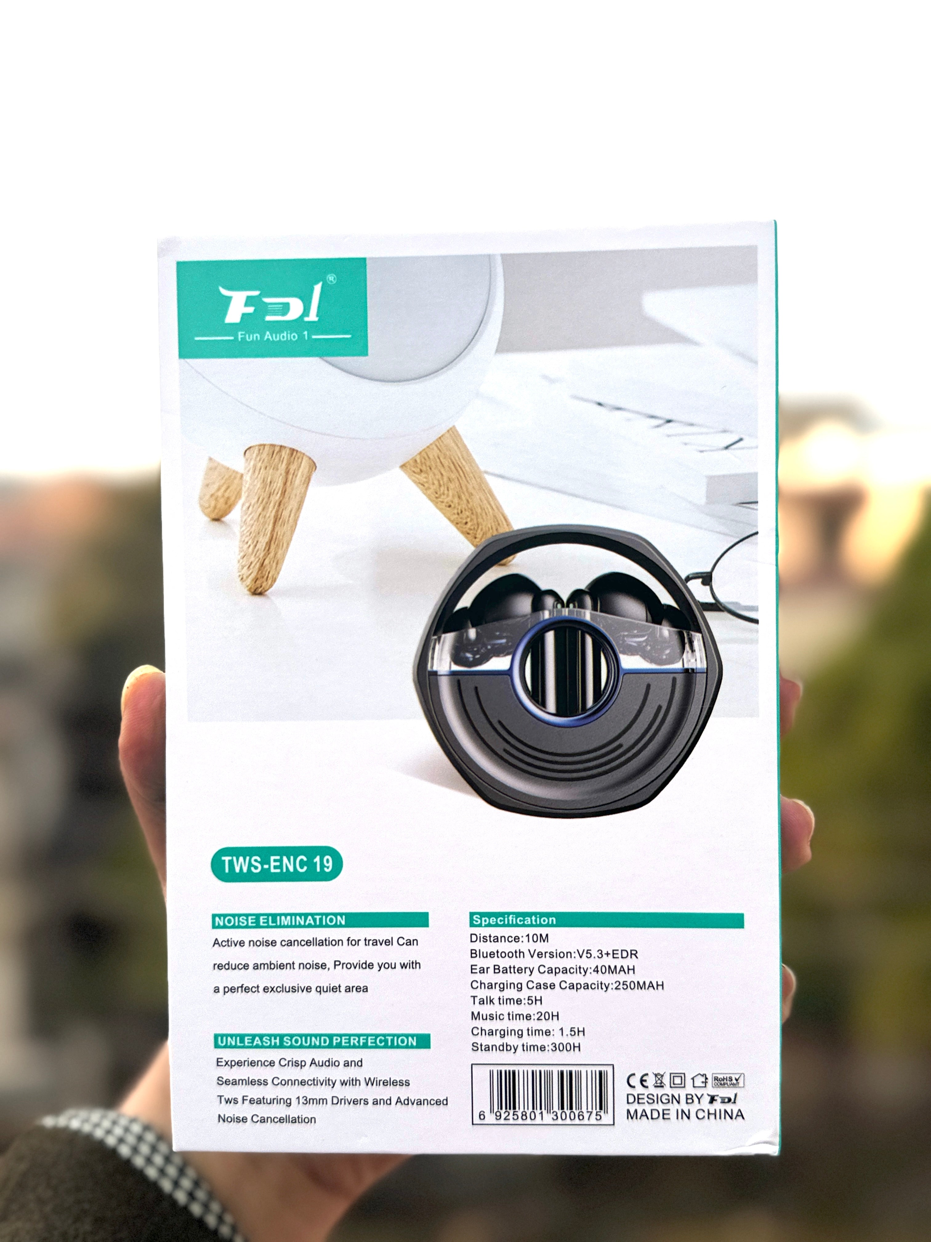 ENC-19 TWS Wireless Earbuds – Active ENC, Deep Bass & Crystal-Clear Calls