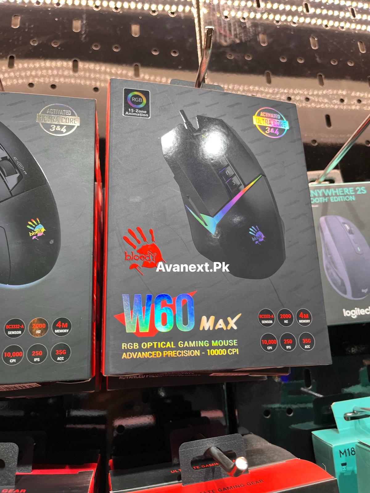 Bloody W60 Max RGB Optical Gaming Mouse