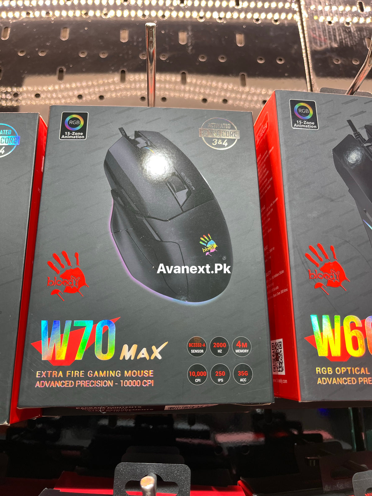 Bloody W70 Max RGB Optical Gaming Mouse