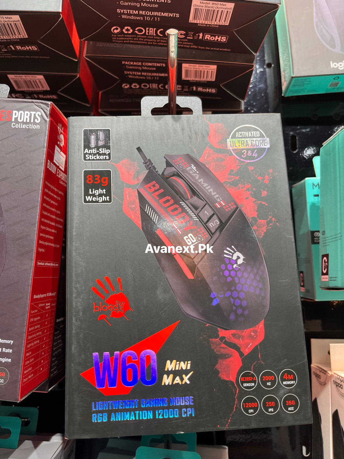 Bloody W60 Mini Max RGB Gaming Mouse