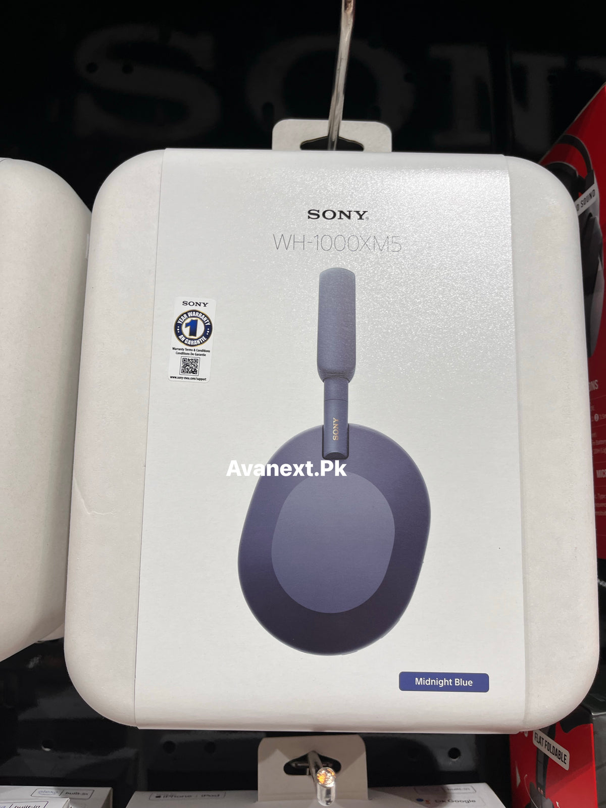 Sony WH-1000XM5 Noise-Canceling Headphones – Midnight Blue