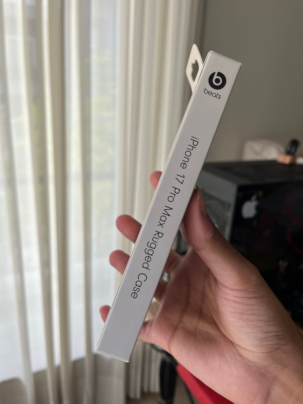 Beats iPhone 17 Pro Max Rugged Case Gray MagSafe side box Pakistan