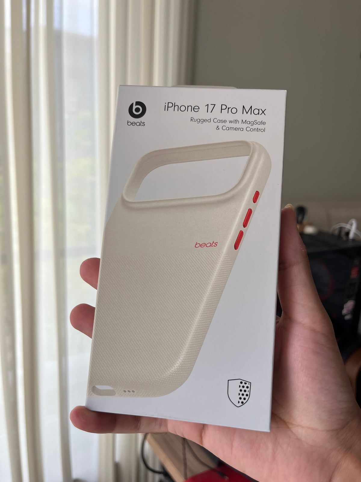 Beats iPhone 17 Pro Max Rugged Case Stone MagSafe front packaging Pakistan