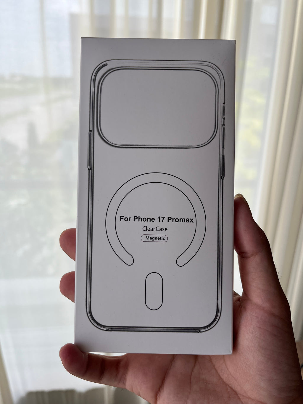 Magnetic Clear Case iPhone silicone case 15 Pro Max back Pakistan
