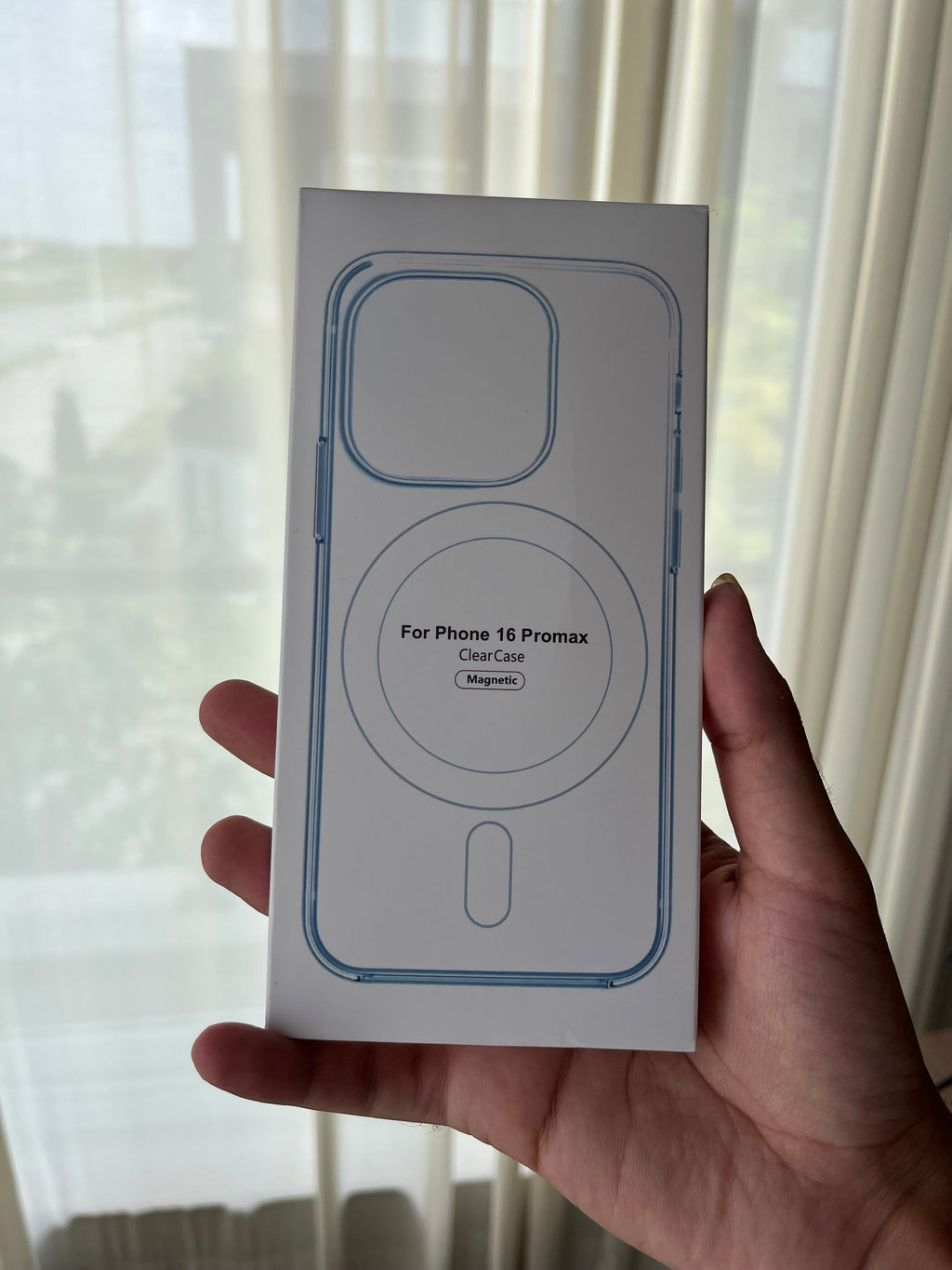 Magnetic Clear Case iPhone silicone case 16 Pro Max back Pakistan