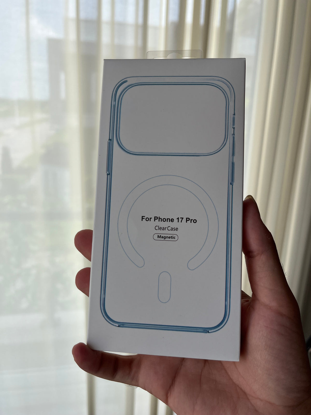 Magnetic Clear Case iPhone 16 Pro MagSafe Pakistan front