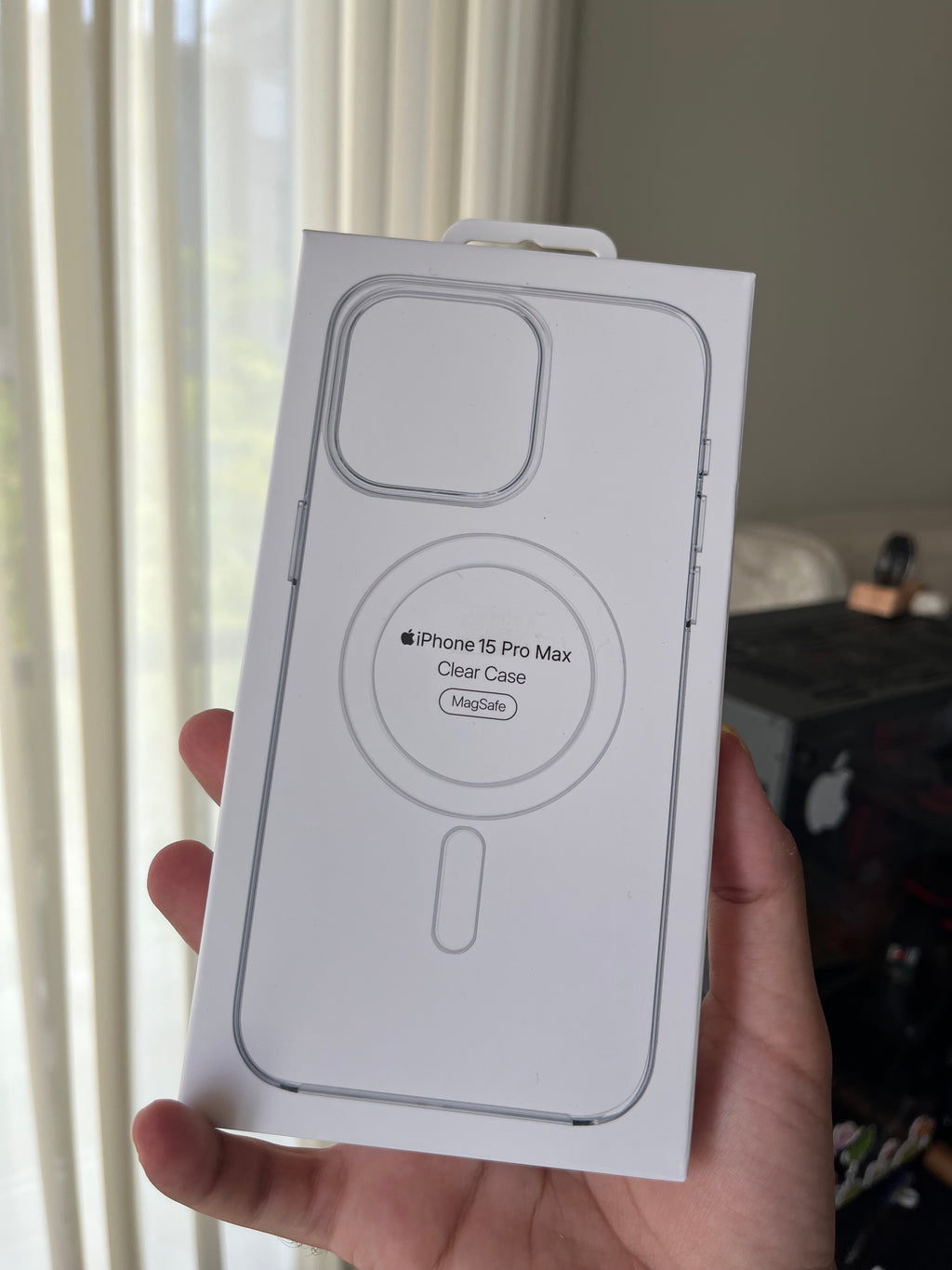 Magnetic Clear Case iPhone 17 Pro Max MagSafe Pakistan front