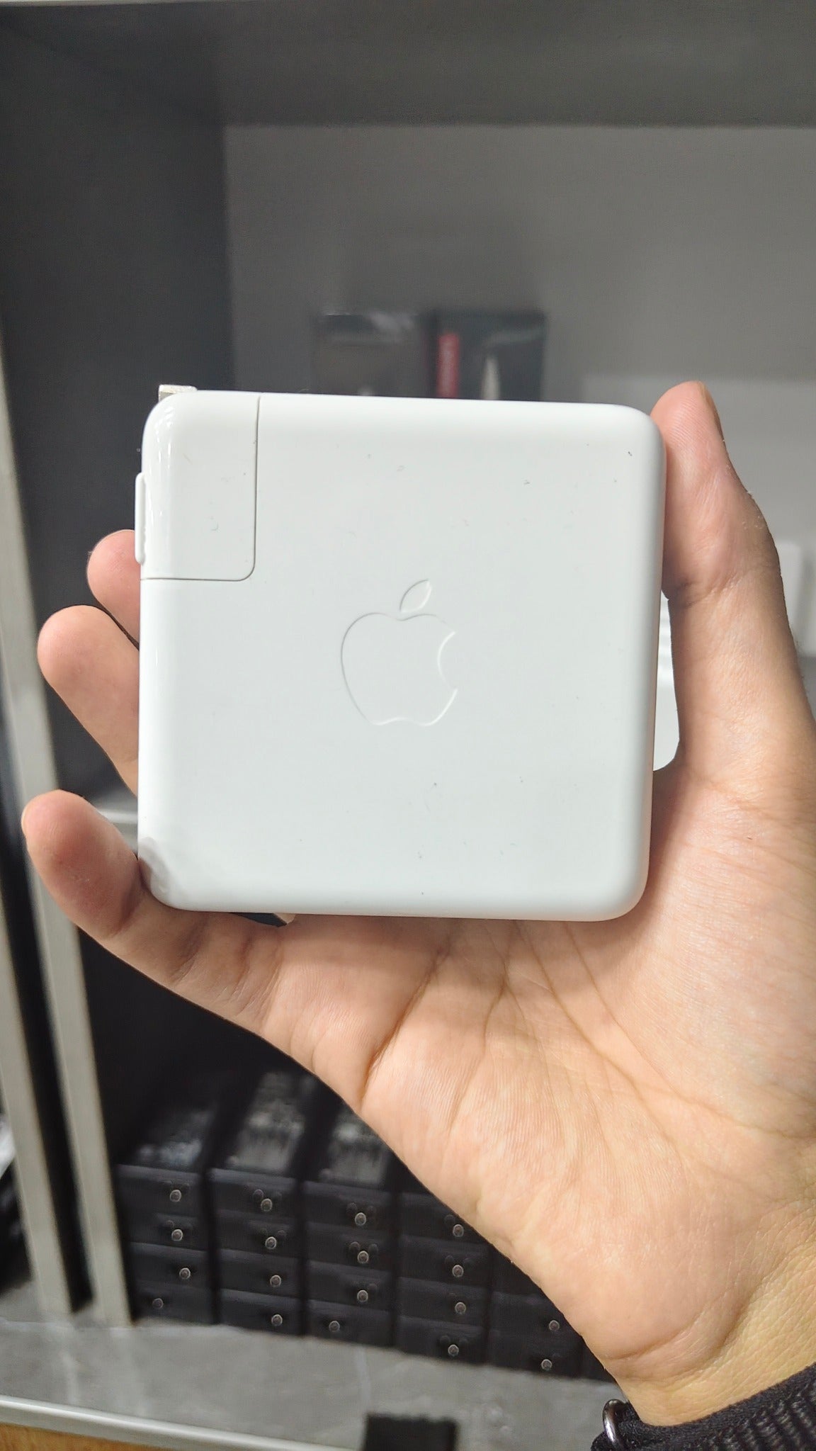 Apple 96W USB-C Power Adapter rear view