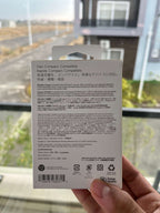 30W USB-C charger box back with specifications and barcode