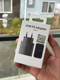 Samsung 45W Fast Charging Adapter Pakistan | Super Fast Charge | With Original Cable