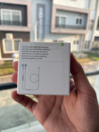 Apple EarPods original wired earphones — size comparison view Pakistan