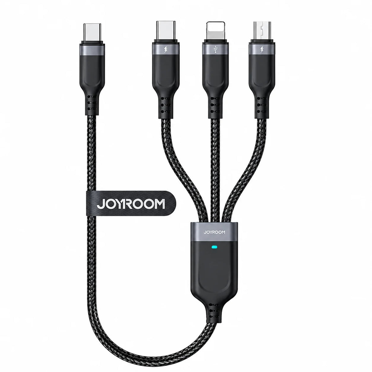 Joyroom S-A61 OmniGo Series 3.5A USB-A to Type-C, Lightning & Micro USB 3-in-1 Charging Cable – 1.2 m product image in Pakistan | AvaNext.pk