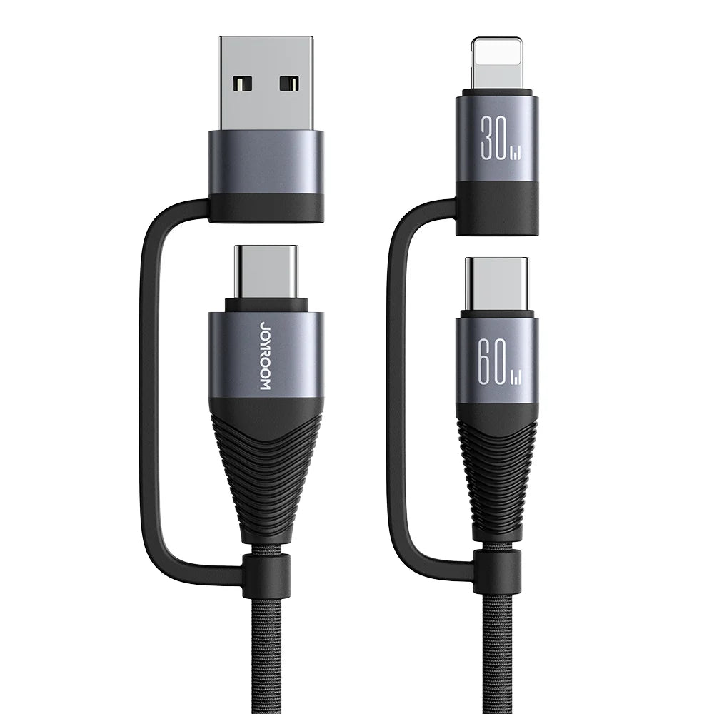 JOYROOM S-A37 60W 4-in-1 Fast Charging Cable 1.2m product image in Pakistan | AvaNext.pk