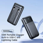 Mcdodo 33W 10000mAh Power Bank with Built-in Cables and Digital Display - MC-0231 - image 2