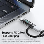 Mcdodo 240W Type-C to Type-C Adapter Connector for Charging and Data Transfer - OT-2620 - image 3
