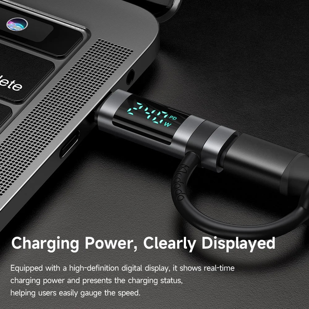Mcdodo 240W Type-C to Type-C Adapter Connector for Charging and Data Transfer - OT-2620 - image 4