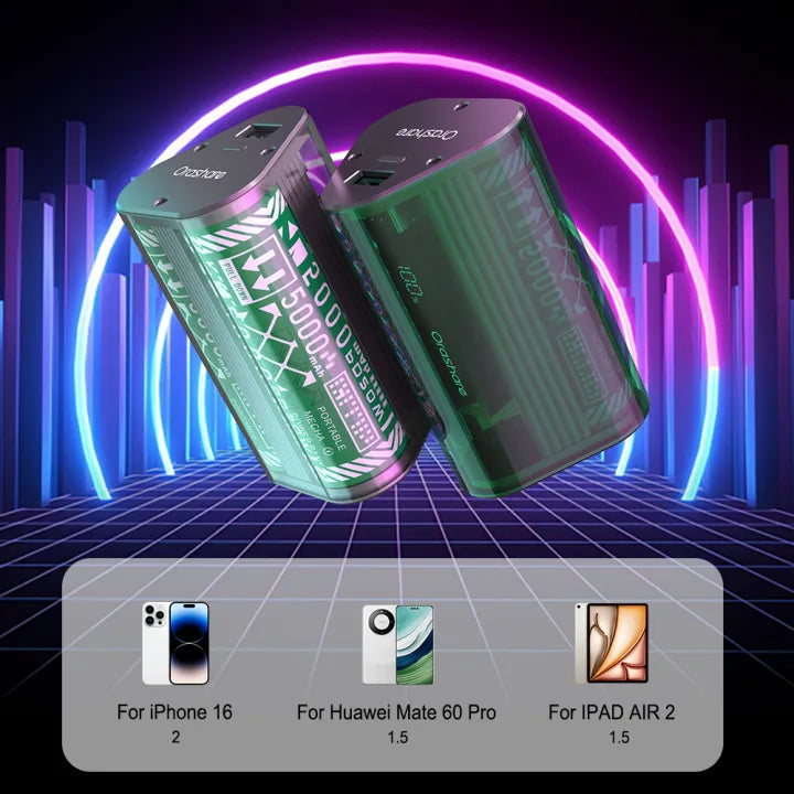 Orashare OT11 Transparent Mini Power Bank Pakistan 10000mAh 22.5W Super Fast