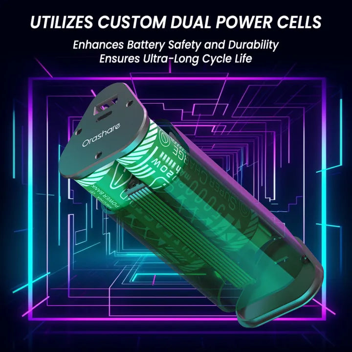 Orashare OT11 Transparent Mini Power Bank Pakistan 10000mAh 22.5W Super Fast