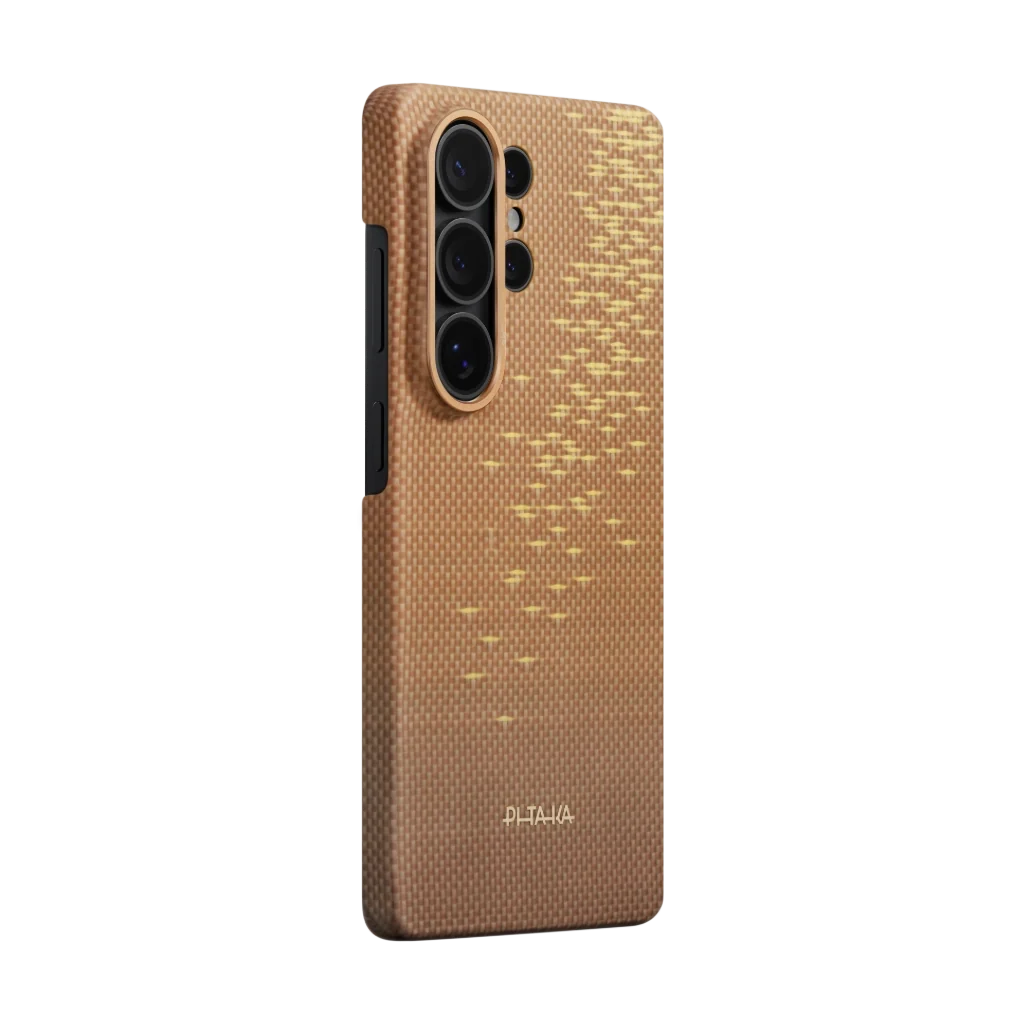Official PITAKA Galaxy S26 Ultra Golden Glint Edge Case